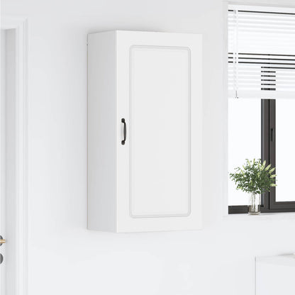 vidaXL Dishwasher Panel Kalmar White 50 x 31 x 100 cm Engineered Wood