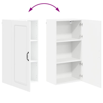vidaXL Dishwasher Panel Kalmar White 50 x 31 x 100 cm Engineered Wood