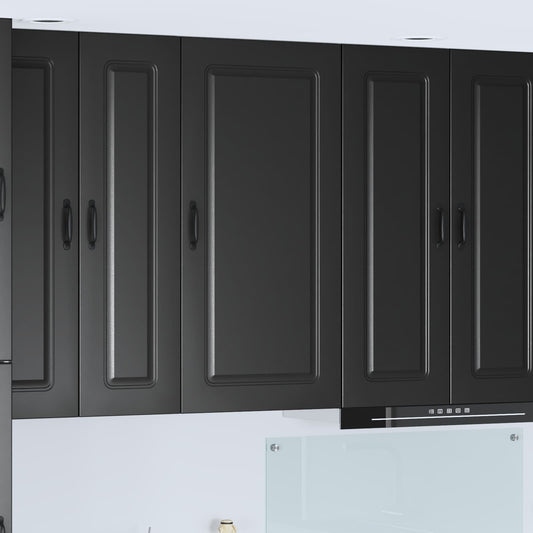 vidaXL Dishwasher Panel Kalmar Black 50 x 31 x 100 cm Engineered Wood