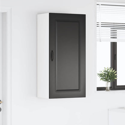 vidaXL Dishwasher Panel Kalmar Black 50 x 31 x 100 cm Engineered Wood