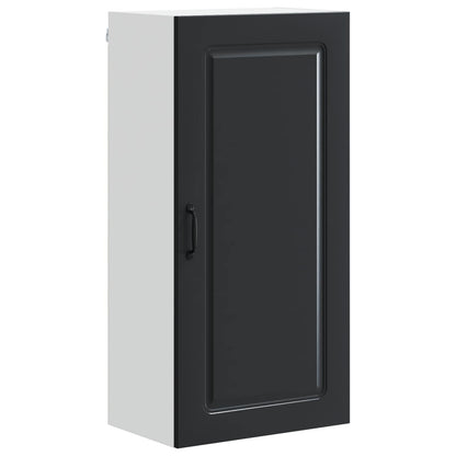 vidaXL Dishwasher Panel Kalmar Black 50 x 31 x 100 cm Engineered Wood