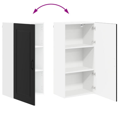 vidaXL Dishwasher Panel Kalmar Black 50 x 31 x 100 cm Engineered Wood