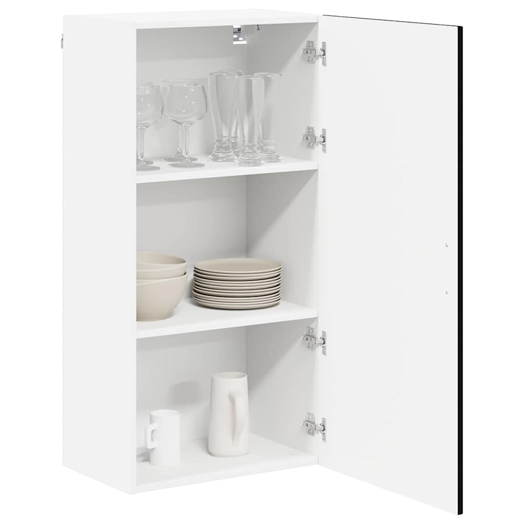 vidaXL Dishwasher Panel Kalmar Black 50 x 31 x 100 cm Engineered Wood