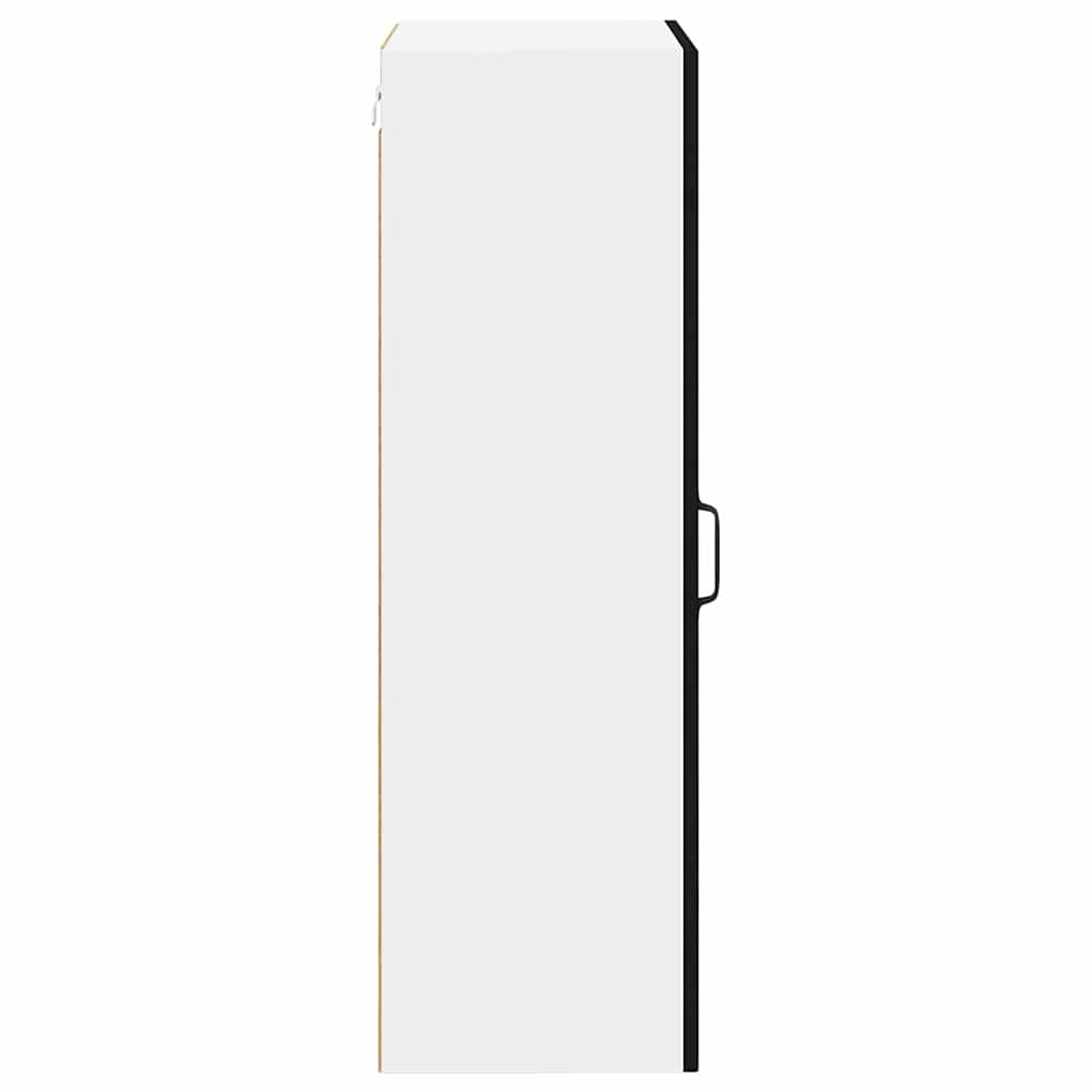 vidaXL Dishwasher Panel Kalmar Black 50 x 31 x 100 cm Engineered Wood
