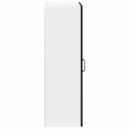 vidaXL Dishwasher Panel Kalmar Black 50 x 31 x 100 cm Engineered Wood
