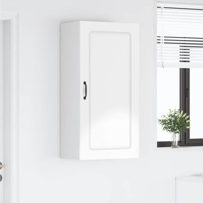 vidaXL Dishwasher Panel Kalmar High Gloss White 50 x 31 x 100 cm