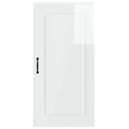 vidaXL Dishwasher Panel Kalmar High Gloss White 50 x 31 x 100 cm