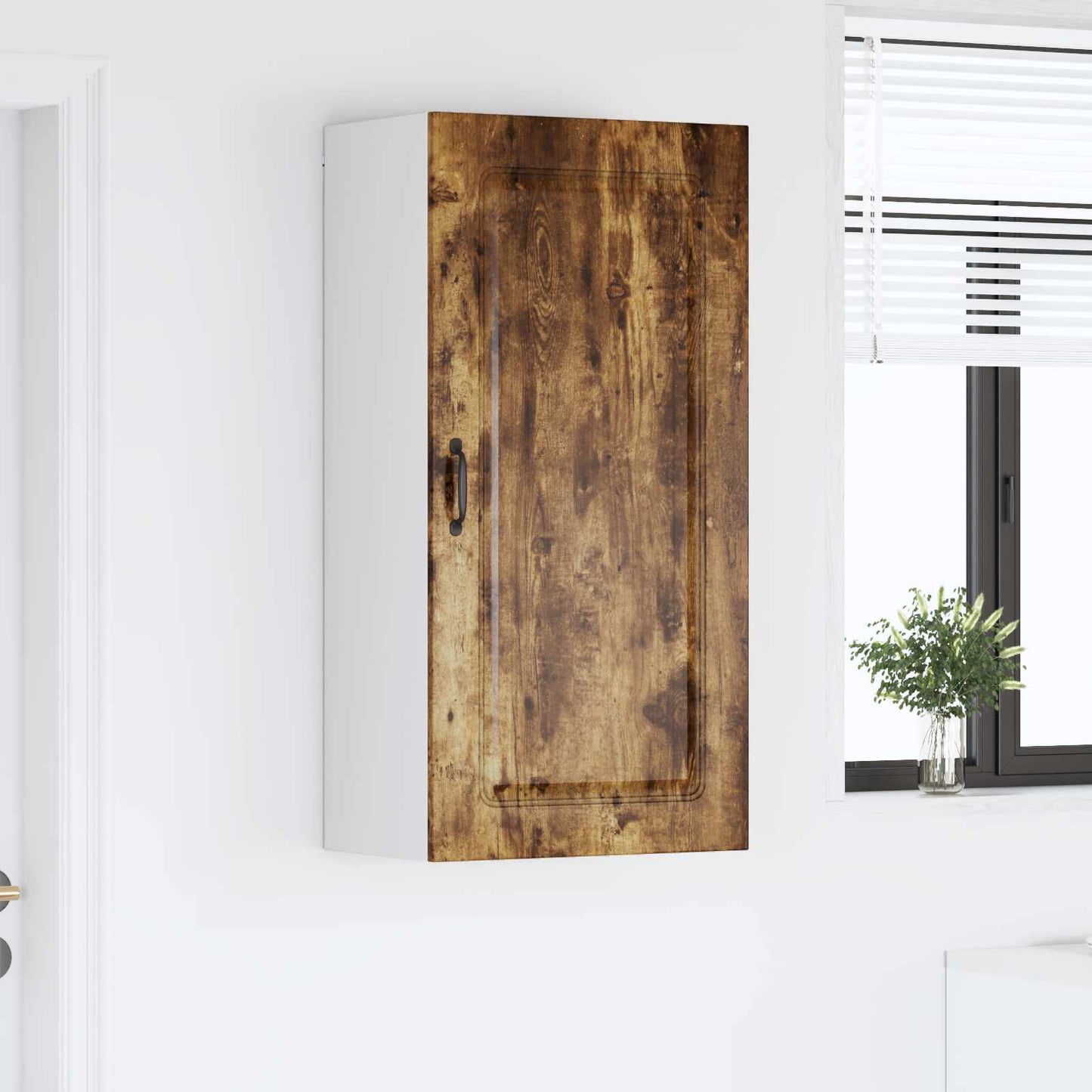 vidaXL Dishwasher Panel Kalmar Smoked Oak 50 x 31 x 100 cm