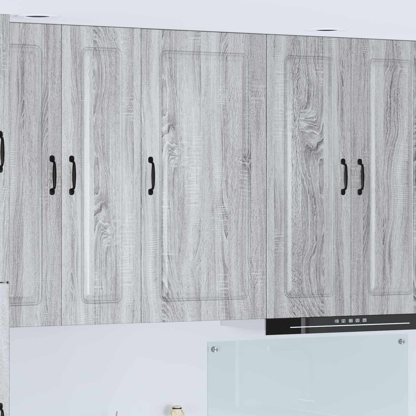 vidaXL Dishwasher Panel Kalmar Grey Sonoma 50 x 31 x 100 cm