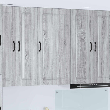 vidaXL Dishwasher Panel Kalmar Grey Sonoma 50 x 31 x 100 cm