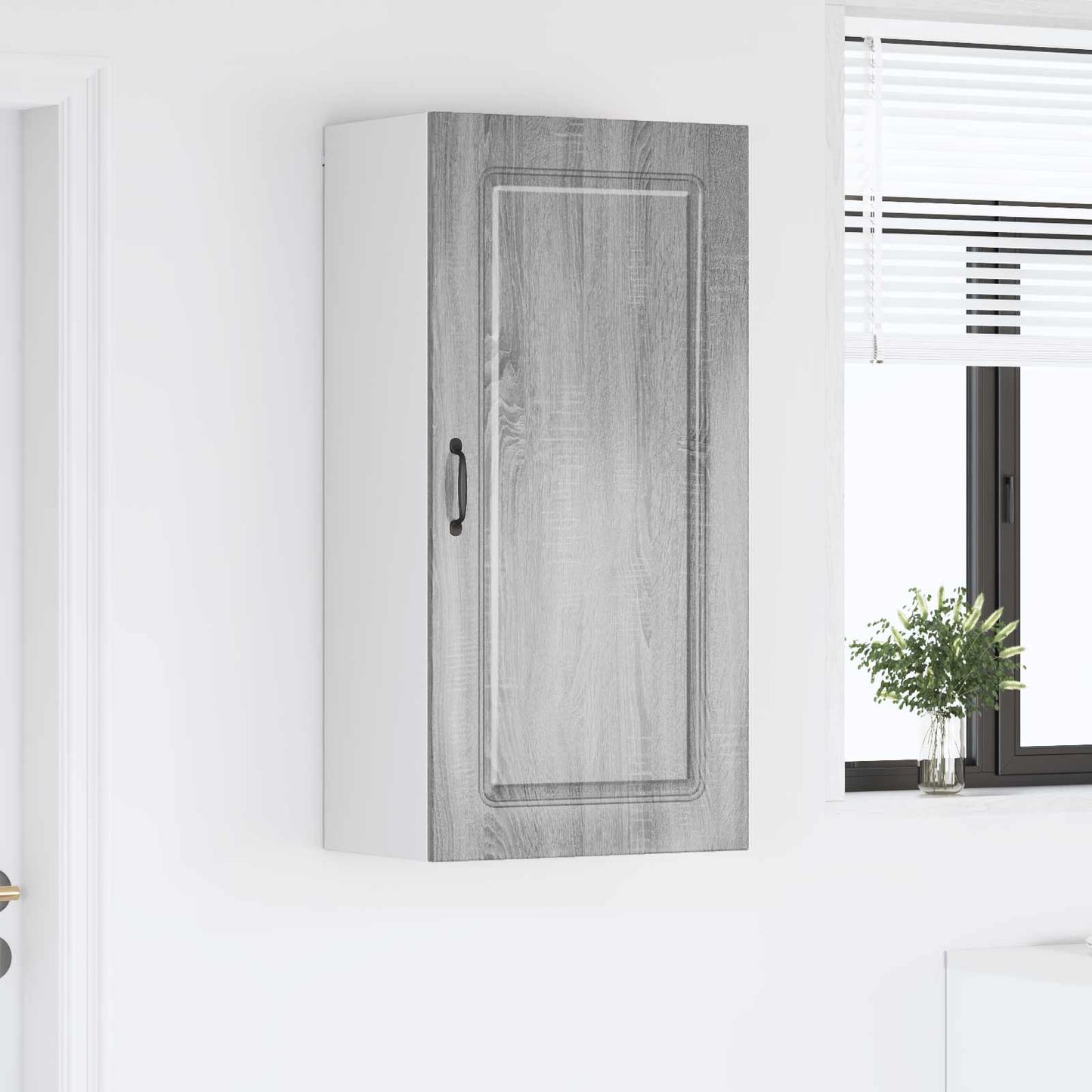 vidaXL Dishwasher Panel Kalmar Grey Sonoma 50 x 31 x 100 cm