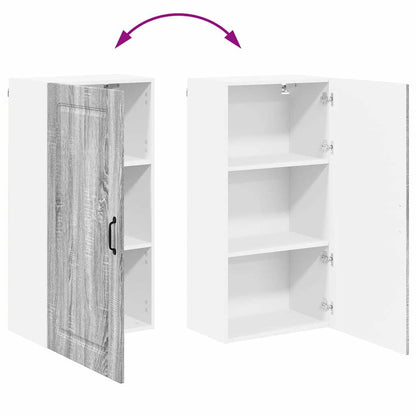 vidaXL Kitchen Wall Cabinet with Shelf Grey Sonoma 50 x 31 x 100 cm