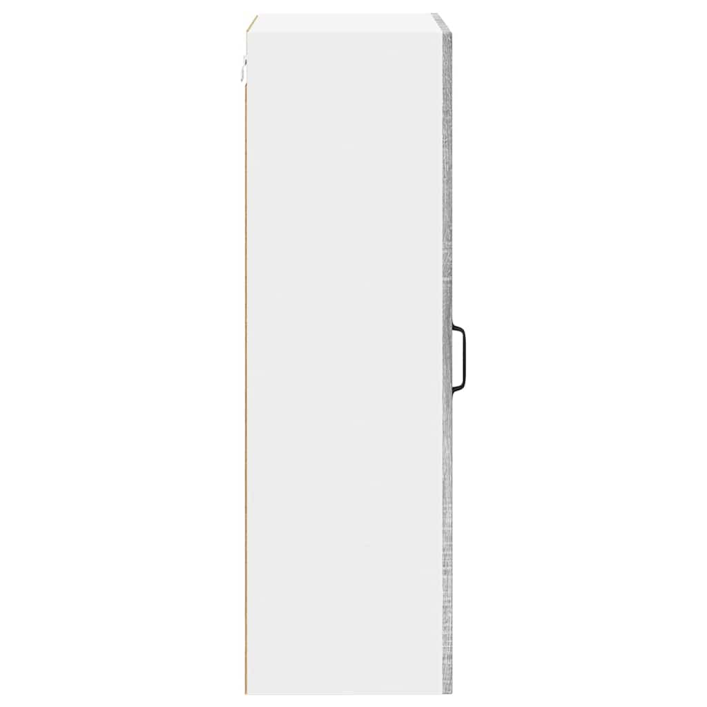 vidaXL Kitchen Wall Cabinet with Shelf Grey Sonoma 50 x 31 x 100 cm