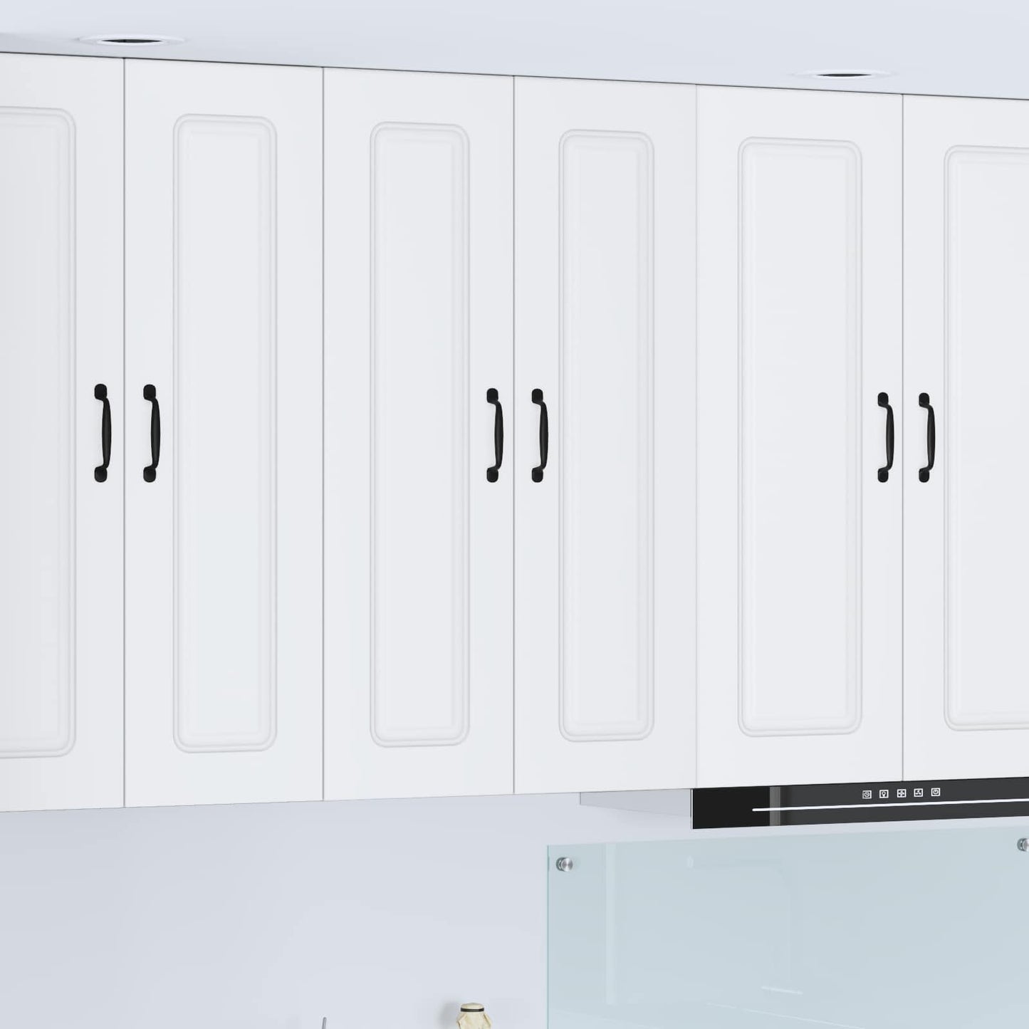 vidaXL Dishwasher Panel Kalmar White 60 x 31 x 100 cm Engineered Wood