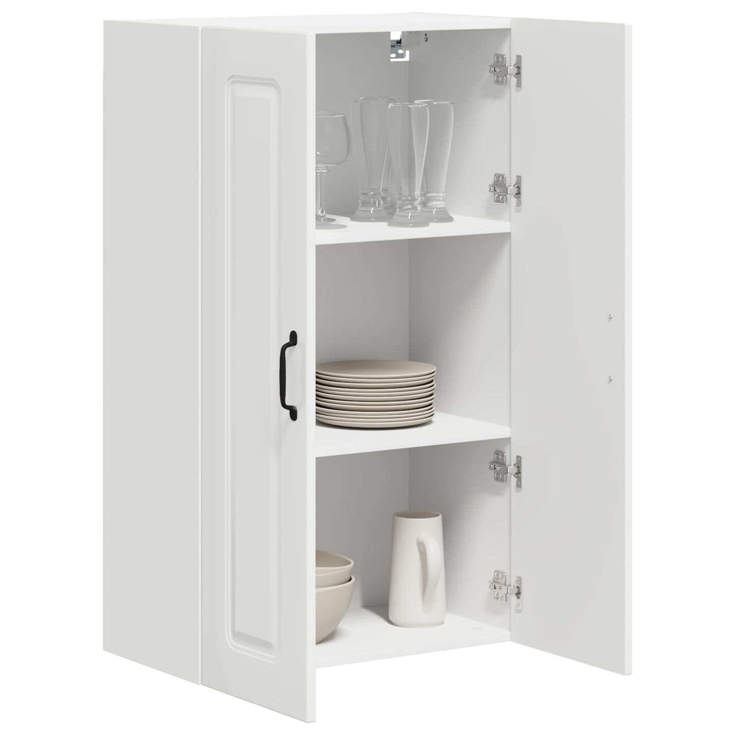 vidaXL Dishwasher Panel Kalmar White 60 x 31 x 100 cm Engineered Wood