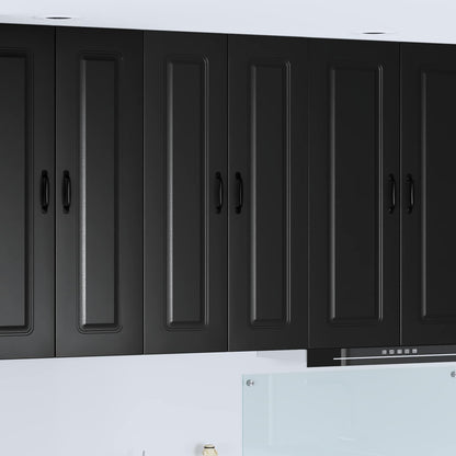 vidaXL Dishwasher Panel Kalmar Black 60 x 31 x 100 cm Engineered Wood
