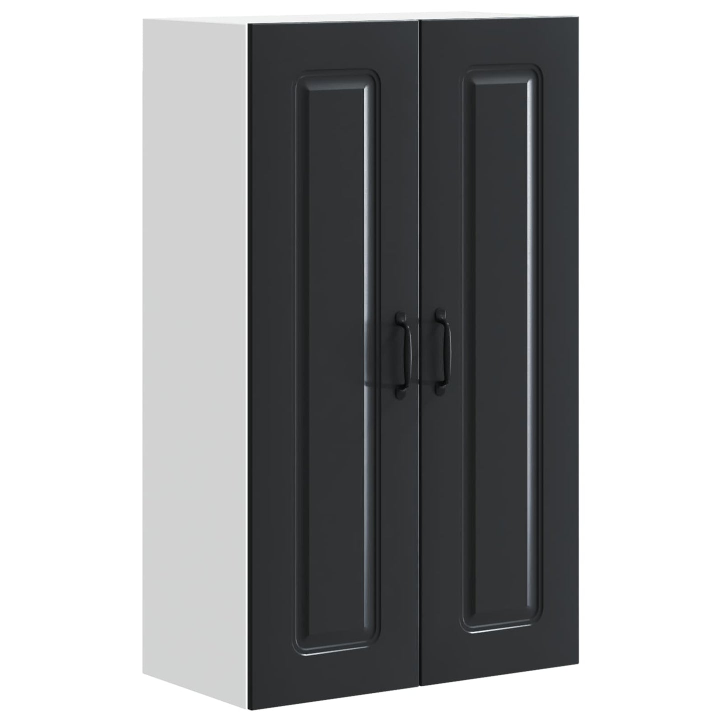 vidaXL Dishwasher Panel Kalmar Black 60 x 31 x 100 cm Engineered Wood