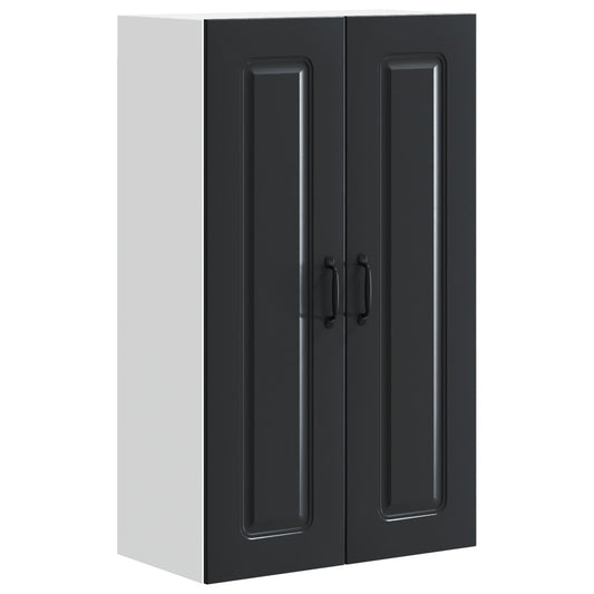 vidaXL Dishwasher Panel Kalmar Black 60 x 31 x 100 cm Engineered Wood