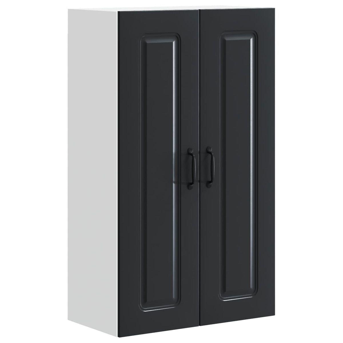 vidaXL Dishwasher Panel Kalmar Black 60 x 31 x 100 cm Engineered Wood