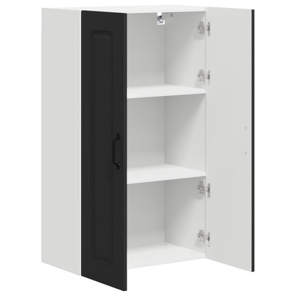 vidaXL Dishwasher Panel Kalmar Black 60 x 31 x 100 cm Engineered Wood