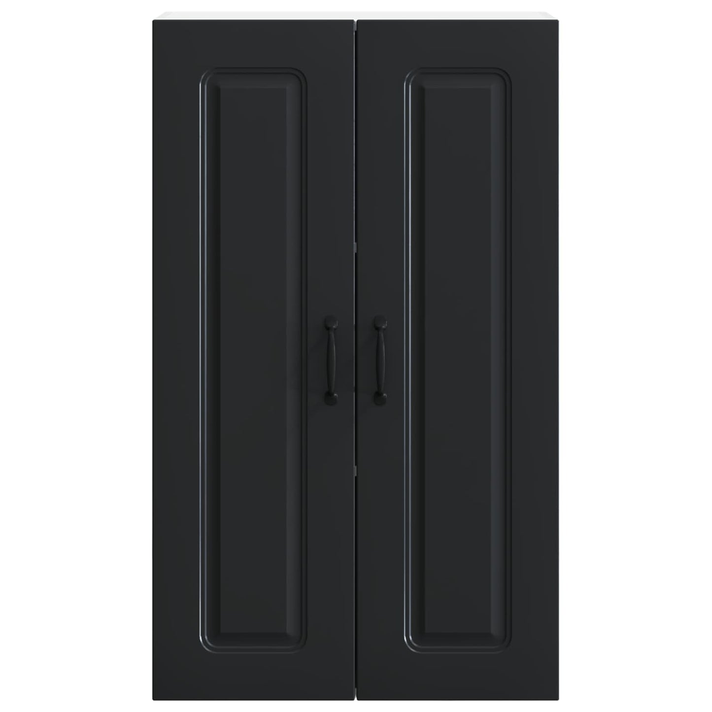 vidaXL Dishwasher Panel Kalmar Black 60 x 31 x 100 cm Engineered Wood