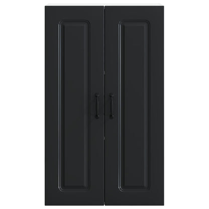 vidaXL Dishwasher Panel Kalmar Black 60 x 31 x 100 cm Engineered Wood