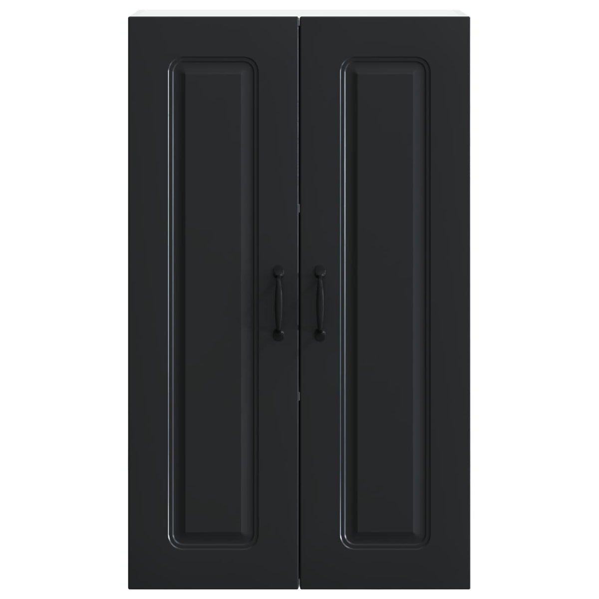 vidaXL Dishwasher Panel Kalmar Black 60 x 31 x 100 cm Engineered Wood