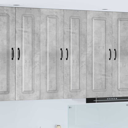 vidaXL Dishwasher Panel Kalmar Concrete Grey 60 x 31 x 100 cm