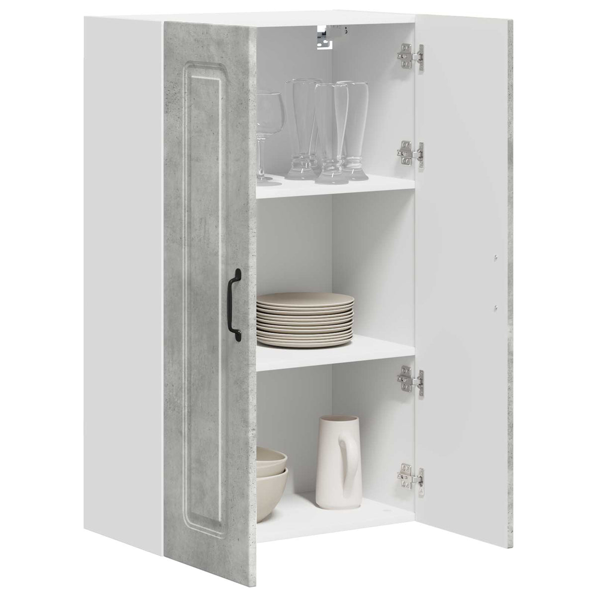 vidaXL Dishwasher Panel Kalmar Concrete Grey 60 x 31 x 100 cm