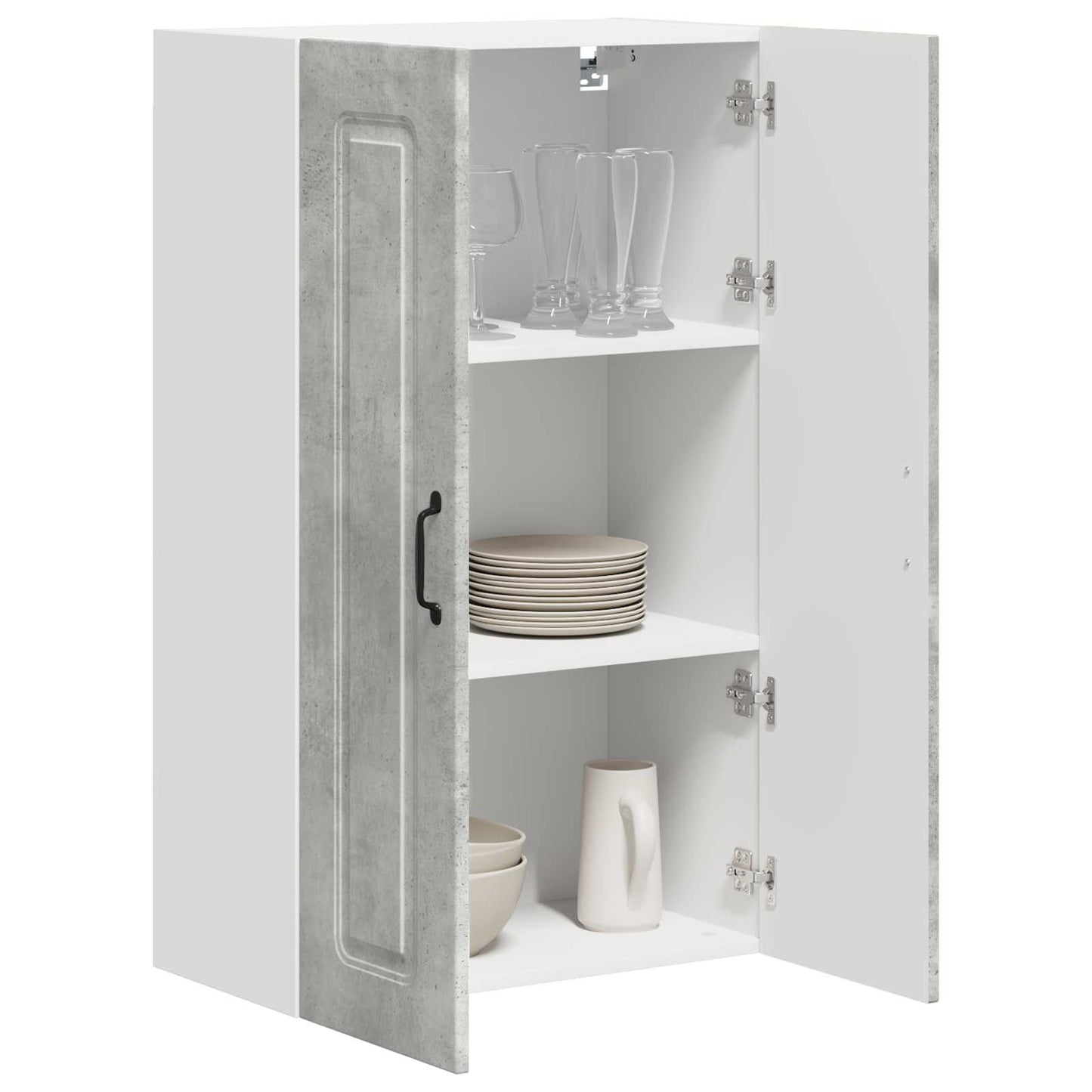 vidaXL Dishwasher Panel Kalmar Concrete Grey 60 x 31 x 100 cm