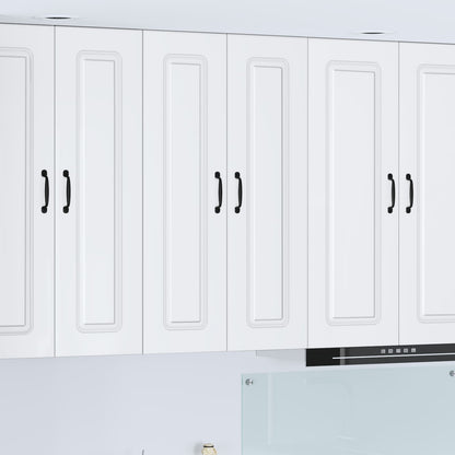 vidaXL Dishwasher Panel Kalmar High Gloss White 60 x 31 x 100 cm