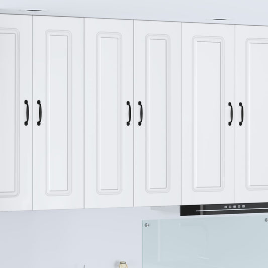 vidaXL Dishwasher Panel Kalmar High Gloss White 60 x 31 x 100 cm