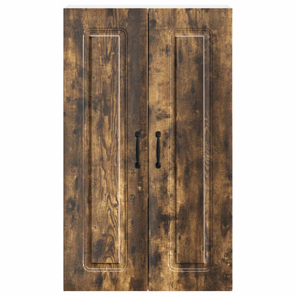 vidaXL Dishwasher Panel Kalmar Smoked Oak 60 x 31 x 100 cm