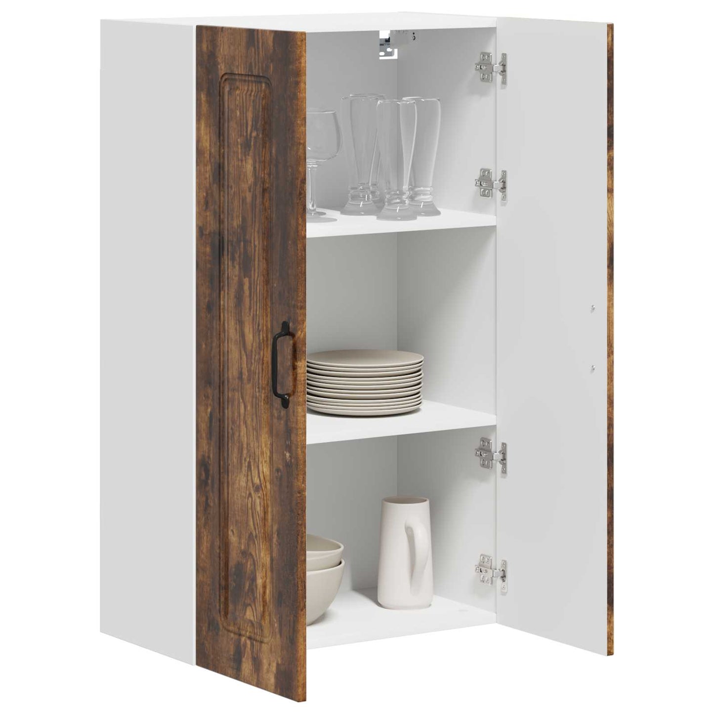 vidaXL Dishwasher Panel Kalmar Smoked Oak 60 x 31 x 100 cm