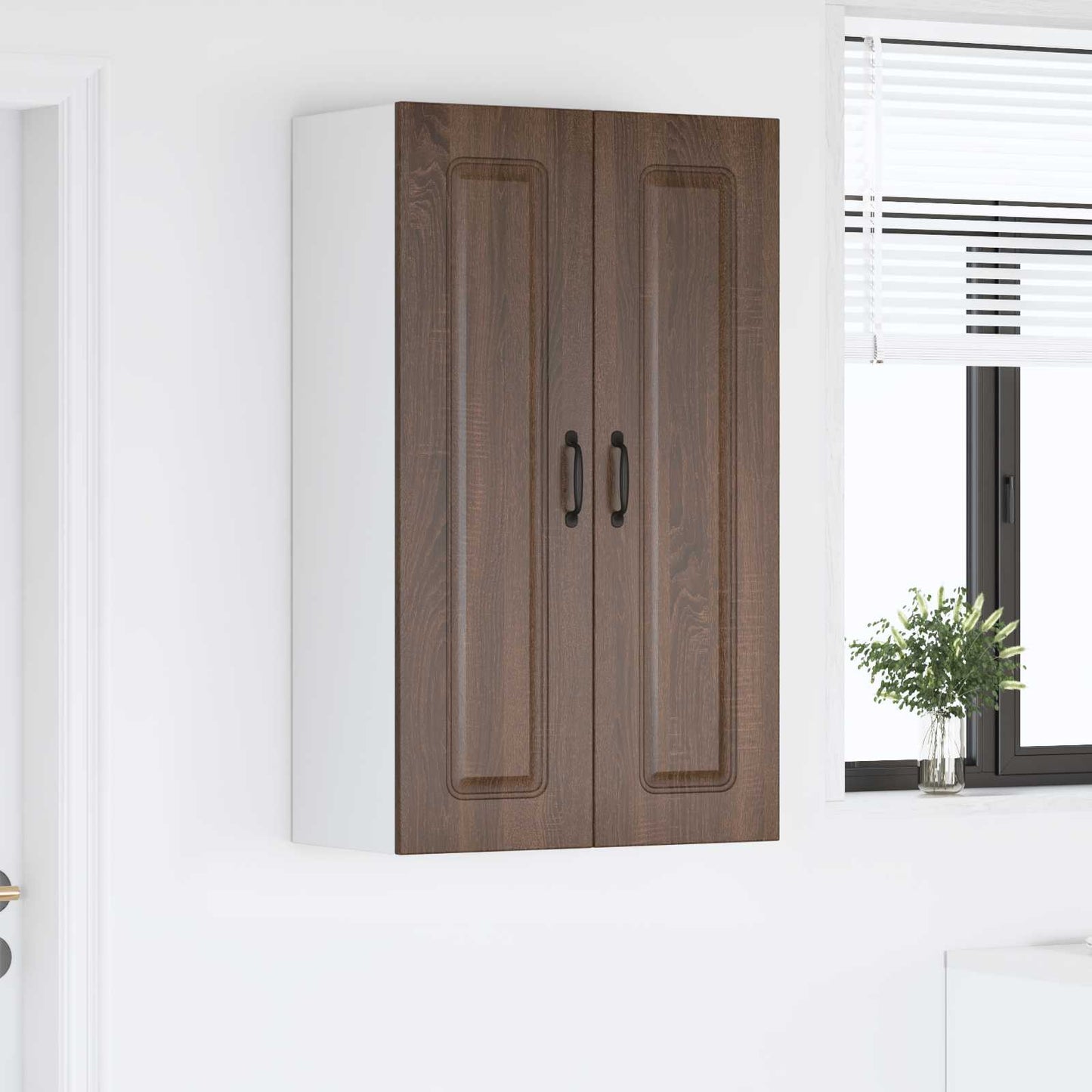 vidaXL Dishwasher Panel Kalmar Brown Oak 60 x 31 x 100 cm