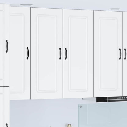 vidaXL Dishwasher Panel Kalmar White 80 x 31 x 100 cm Engineered Wood