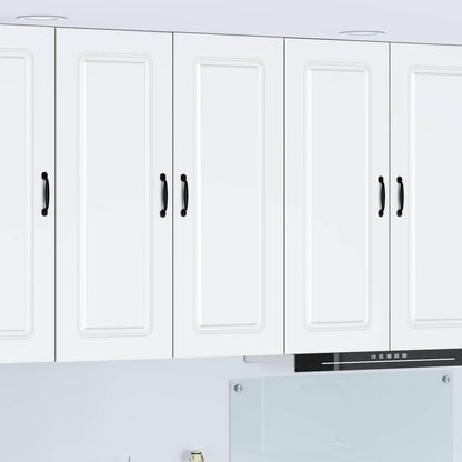 vidaXL Dishwasher Panel Kalmar White 80 x 31 x 100 cm Engineered Wood