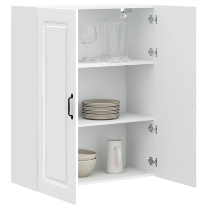 vidaXL Dishwasher Panel Kalmar White 80 x 31 x 100 cm Engineered Wood