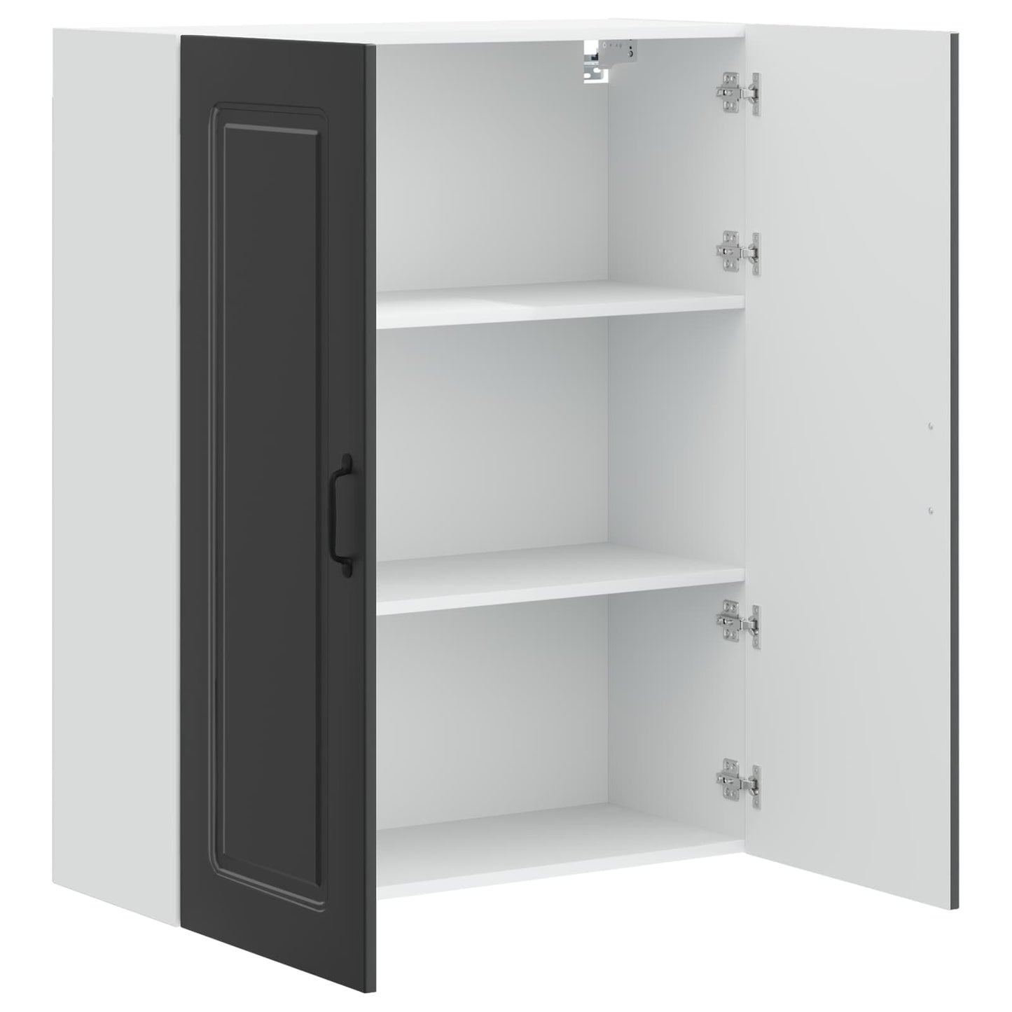 vidaXL Dishwasher Panel Kalmar Black 80 x 31 x 100 cm Engineered Wood