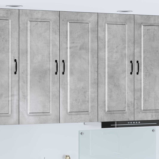 vidaXL Dishwasher Panel Kalmar Concrete Grey 80 x 31 x 100 cm