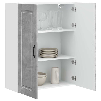 vidaXL Dishwasher Panel Kalmar Concrete Grey 80 x 31 x 100 cm