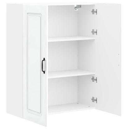 vidaXL Dishwasher Panel Kalmar High Gloss White 80 x 31 x 100 cm