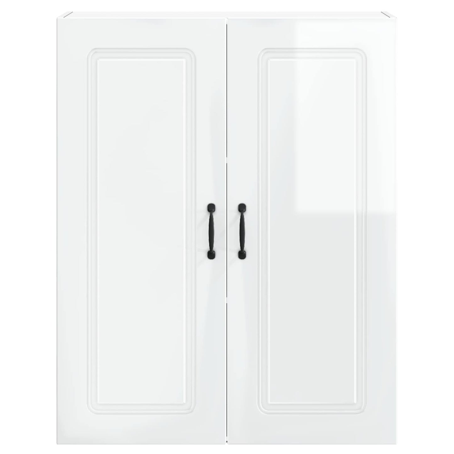 vidaXL Dishwasher Panel Kalmar High Gloss White 80 x 31 x 100 cm