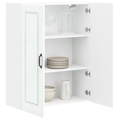 vidaXL Dishwasher Panel Kalmar High Gloss White 80 x 31 x 100 cm