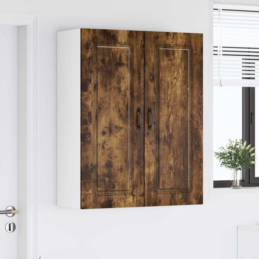 vidaXL Dishwasher Panel Kalmar Smoked Oak 80 x 31 x 100 cm