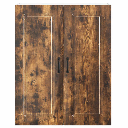 vidaXL Dishwasher Panel Kalmar Smoked Oak 80 x 31 x 100 cm