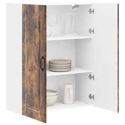 vidaXL Dishwasher Panel Kalmar Smoked Oak 80 x 31 x 100 cm