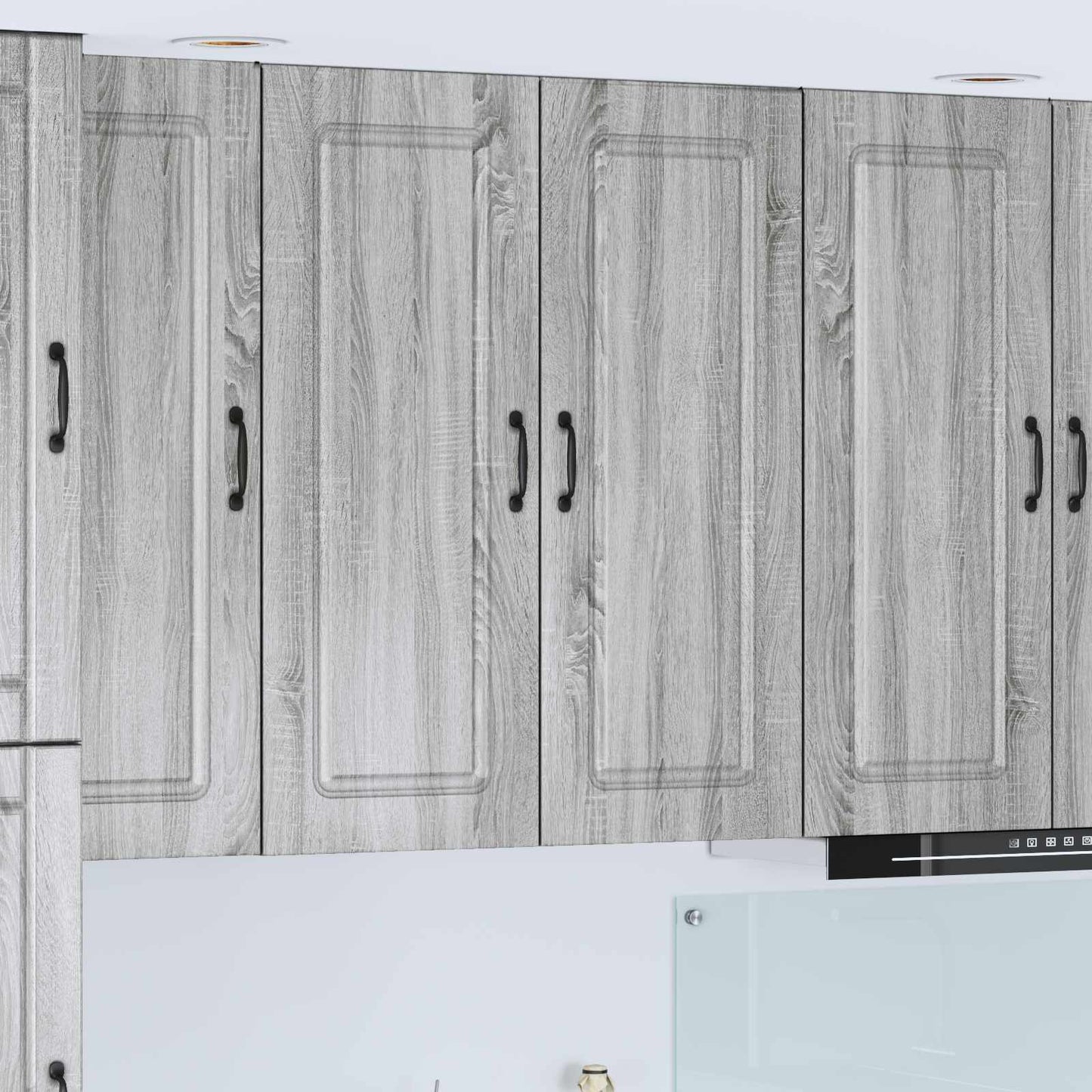 vidaXL Dishwasher Panel Kalmar Grey Sonoma 80 x 31 x 100 cm