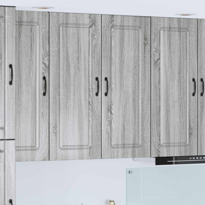 vidaXL Dishwasher Panel Kalmar Grey Sonoma 80 x 31 x 100 cm