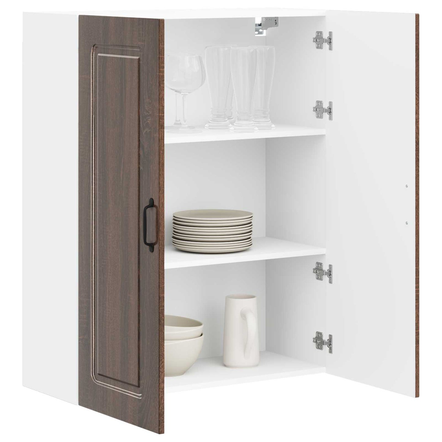 vidaXL Dishwasher Panel Kalmar Brown Oak 80 x 31 x 100 cm